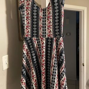 Dark blue short dress